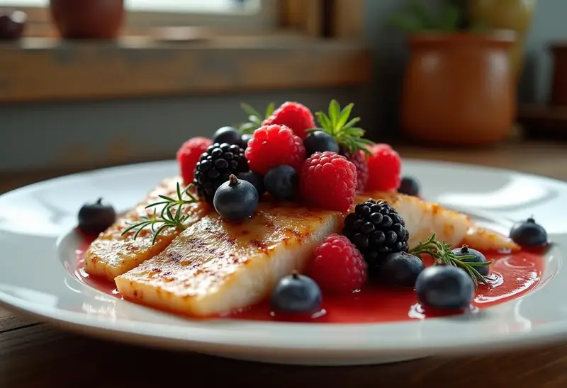 Filets de rougets aux baies rouges : recette gourmande et raffinée