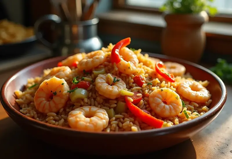 Jambalaya Créole aux Crevettes : Recette Authentique et Savoureuse