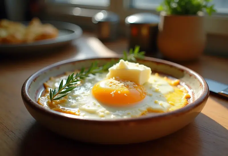 Œuf au Parmesan Crémeux et Gourmand