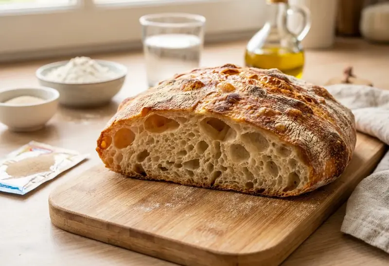 Pain à pizza maison croustillant et moelleux