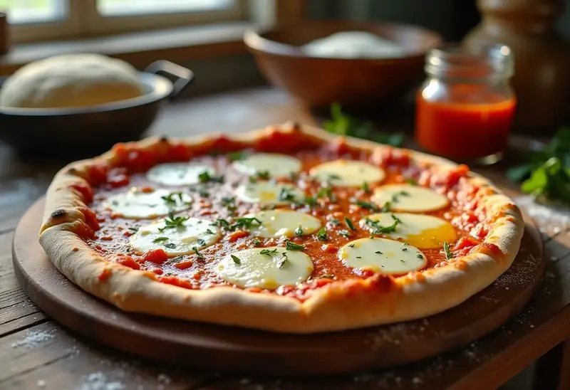 Pain-Pizza Maison : Recette Facile et Savoureuse