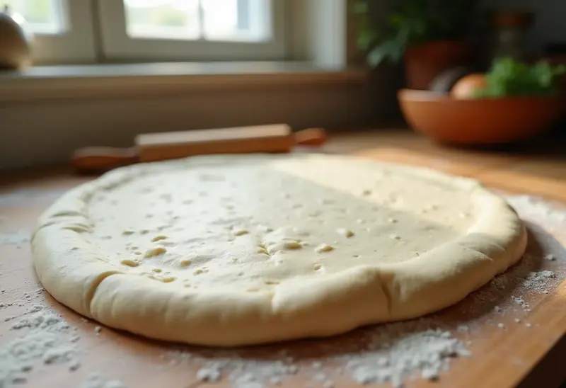 Pâte à pizza maison facile et rapide pour une personne