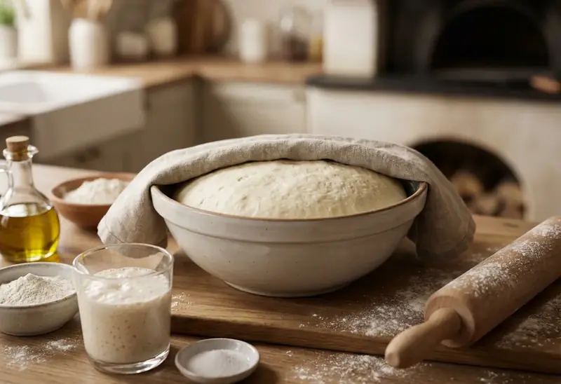 Pâte à pizza maison facile pour four traditionnel