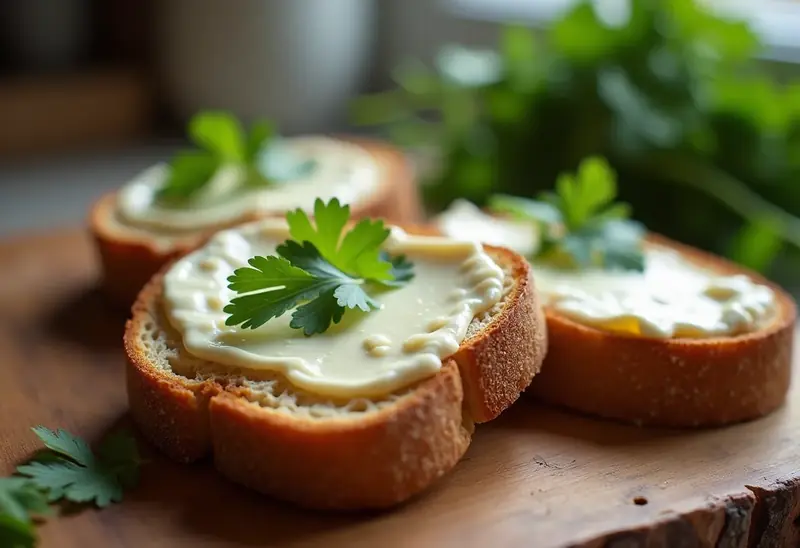 Petits toasts gourmands au carré frais façon indienne