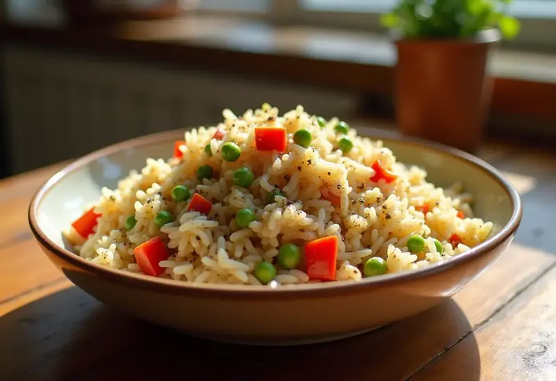 Pilaf néerlandais savoureux au riz parfumé