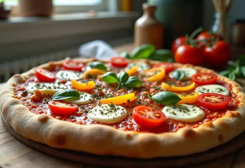 Pizza du Soleil : Recette Méditerranéenne Facile et Savoureuse
