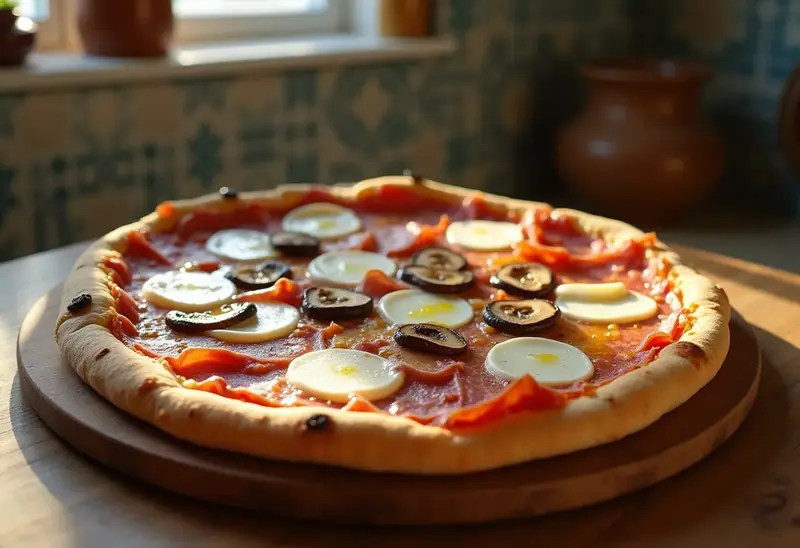 Pizza Maison Gourmande sur Pain Poilâne