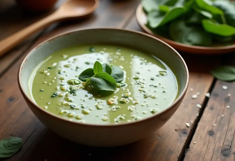 Potage Vert Crémeux au Fromage Frais : Recette Facile et Gourmande