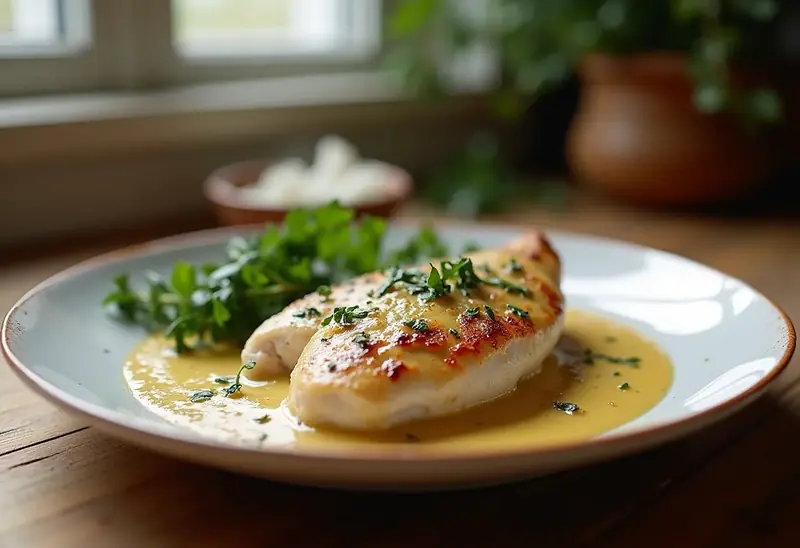 Poulet mijoté au Riesling : recette savoureuse et raffinée
