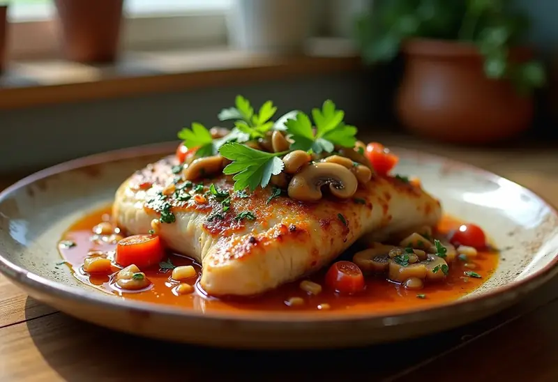 Poulet sauté à la sauce chasseur : recette savoureuse et facile