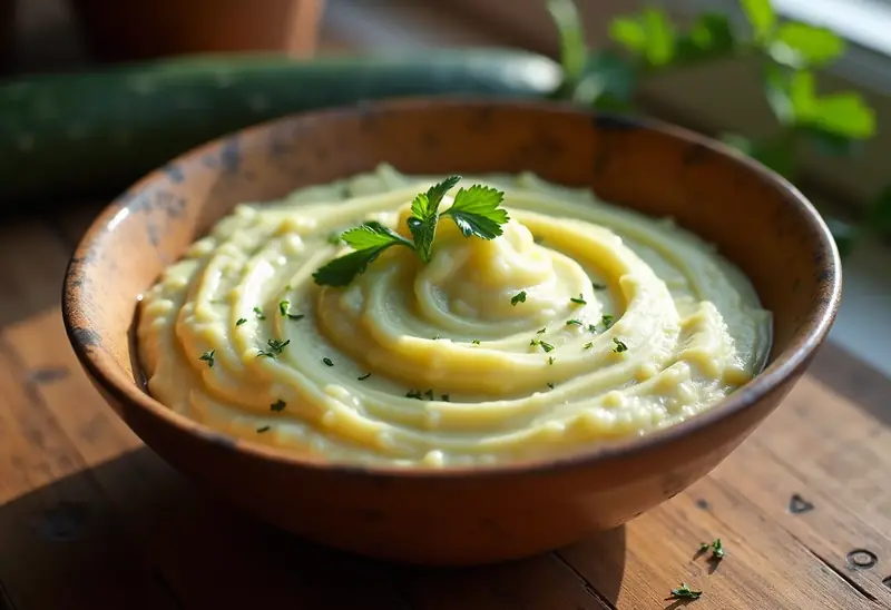 Purée de courgettes onctueuse et légère