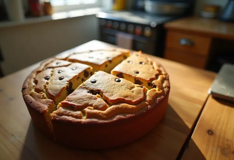 Quatre-quarts moelleux aux pépites de chocolat et touche de cannelle