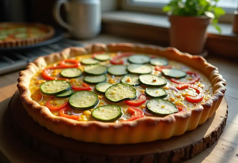 Quiche aux légumes variés : recette facile et gourmande