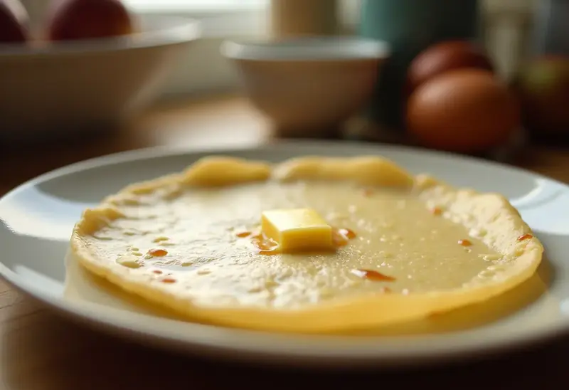 Recette facile et rapide de crêpes moelleuses pour 1 personne