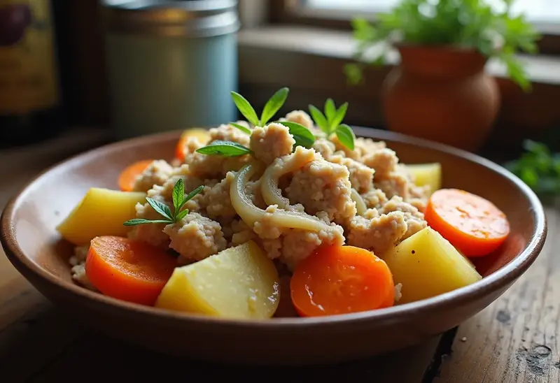 Recette savoureuse de Car-thon : plat complet au thon et légumes