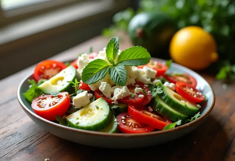 Salade Fraîcheur Colorée et Vitaminée