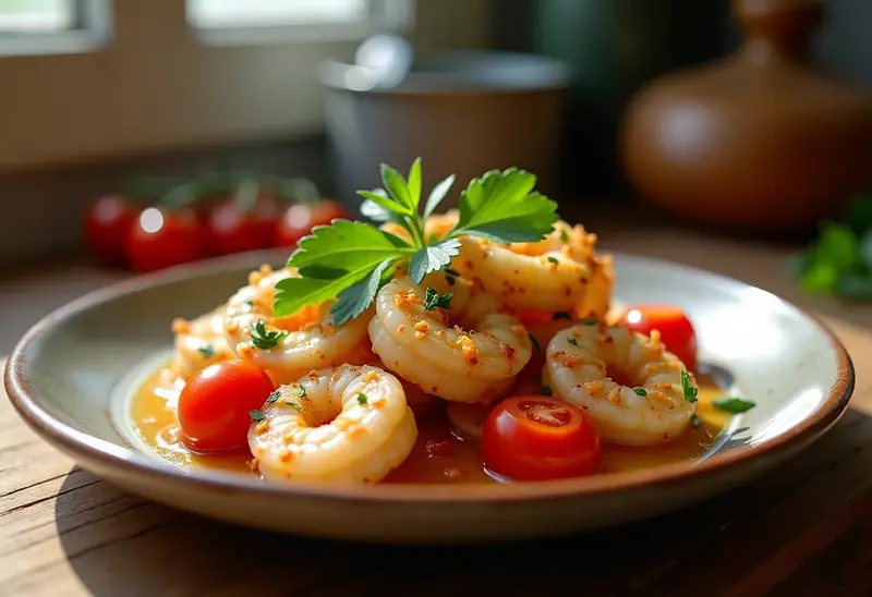 Scampis à l'italienne savoureux et facile