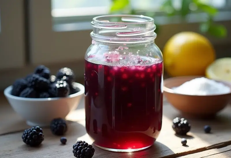 Sirop de mûre maison express : recette facile et rapide