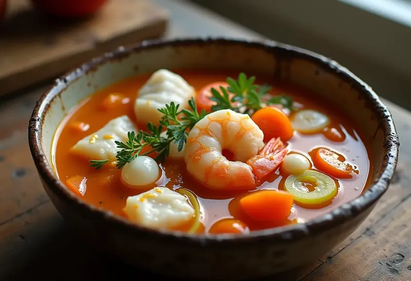 Soupe de poissons de Loire traditionnelle et savoureuse