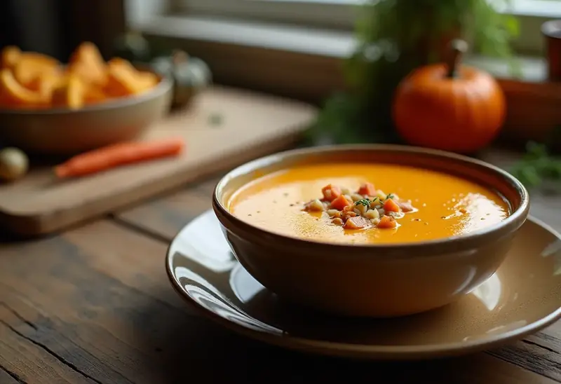 Soupe d'Halloween à la Citrouille et Épices