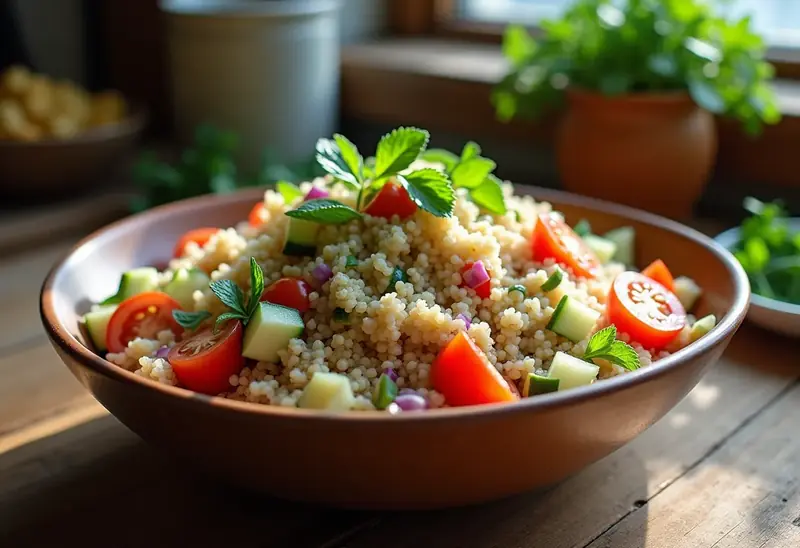 Taboulé de boulgour frais et parfumé : recette facile et rapide