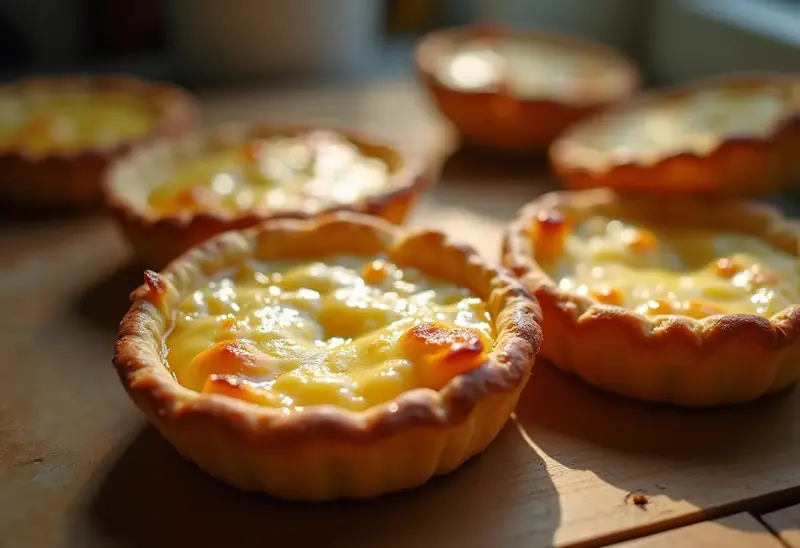 Tartelettes gourmandes aux deux fromages fondants