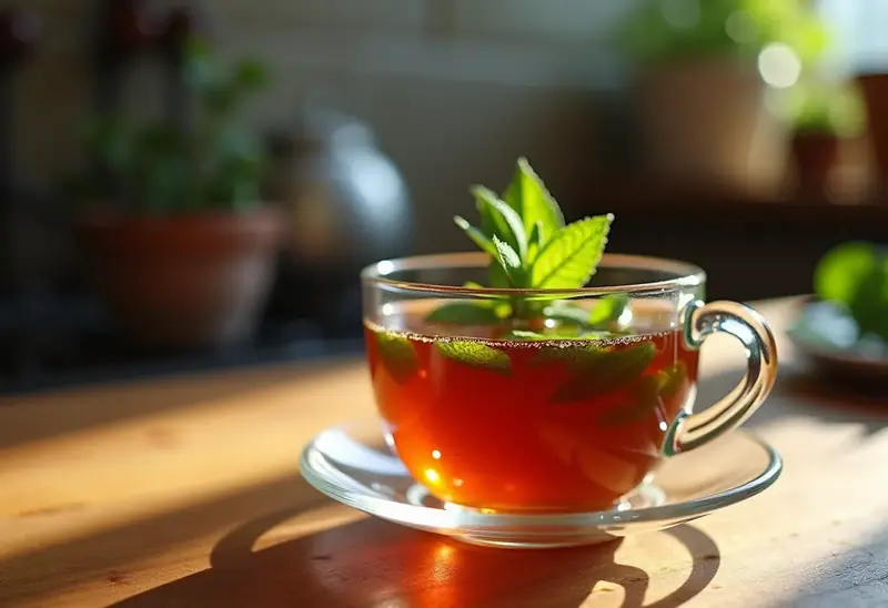 Thé à la menthe marocain traditionnel : recette authentique et parfumée