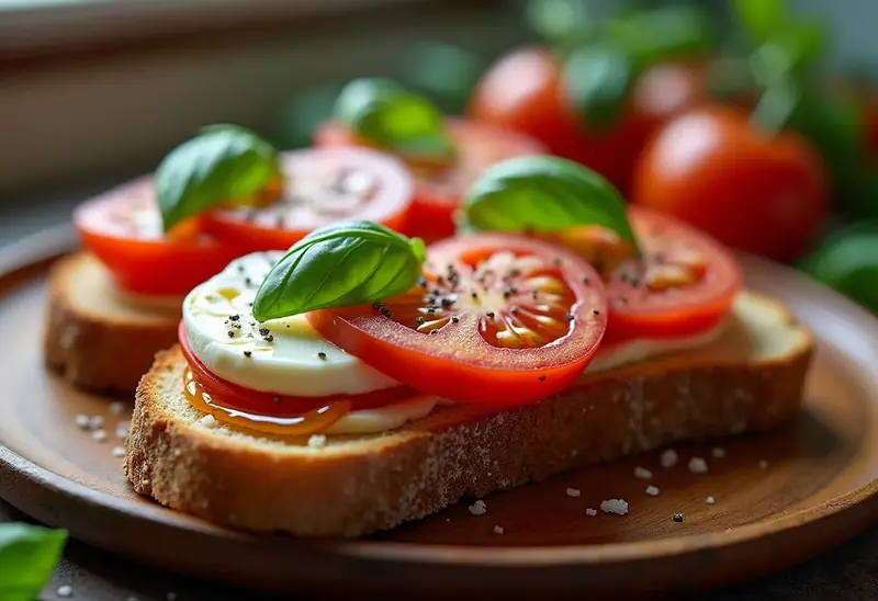 Toast italien gourmand aux saveurs méditerranéennes