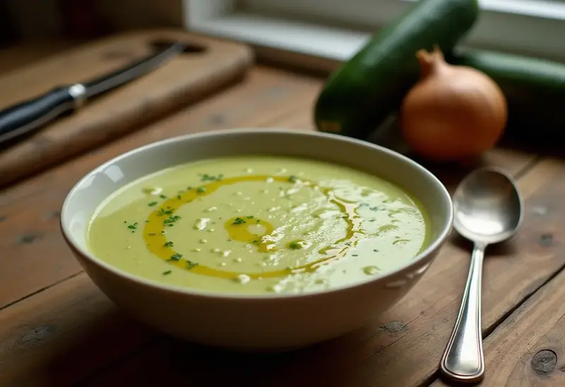 Velouté de courgettes onctueux au Kiri : recette facile et rapide