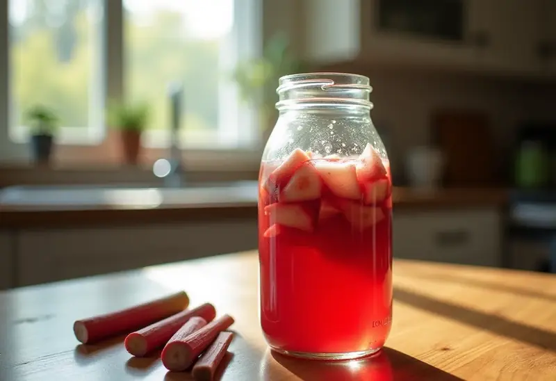 Vin de Rhubarbe Maison : Recette Facile et Délicieuse