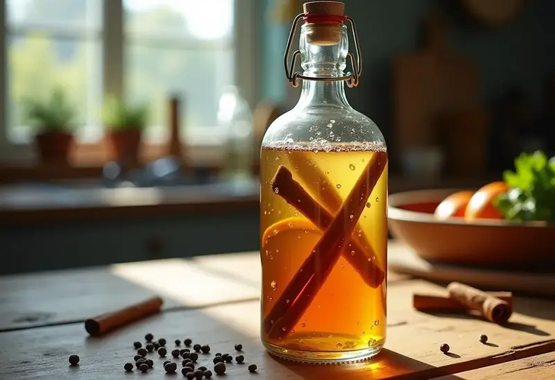 Vinaigre Maison Parfumé aux Épices : Recette Facile et Aromatique