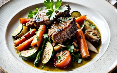 Recette facile d'agneau à l'orientale mijoté aux épices et légumes