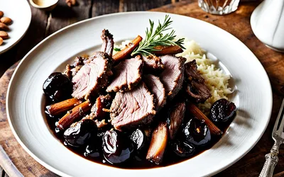 Agneau mijoté aux pruneaux et amandes : recette facile et gourmande