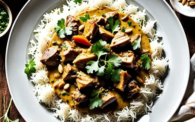 Recette Agneau Korma Indien Authentique et Facile