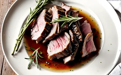 Recette facile d'agneau mariné au vin blanc, tendre et savoureux