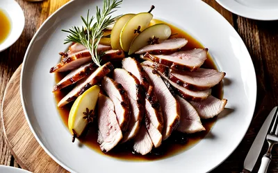 Aiguillettes de Canard aux Poires et Quatre Épices : Recette Facile et Gourmande