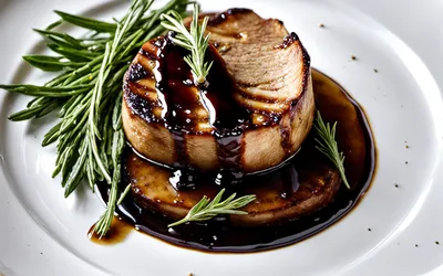 Aiguillettes de foie gras poêlées au vinaigre balsamique caramélisé - recette raffinée
