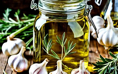 Ail nouveau confit à l'huile d'olive : recette facile et gourmande