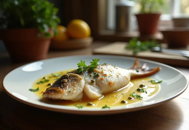 Aile de raie au beurre citronné et câpres : recette facile et savoureuse
