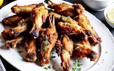 Recette facile d'ailerons de poulet marinés et panés croustillants