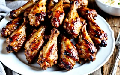 Recette facile d'ailerons de poulet marinés grillés, savoureux et rapides
