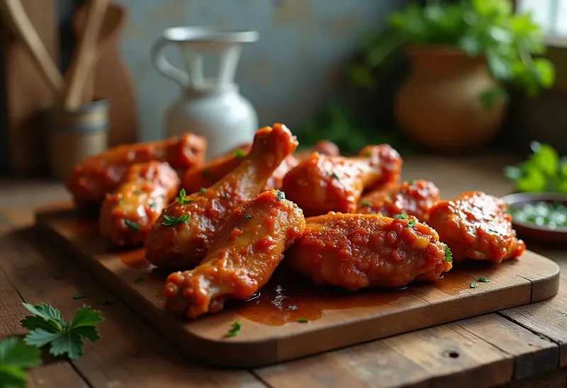 Ailes de poulet au barbecue façon Lolo des Antilles : recette savoureuse et épicée