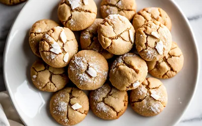 Photo de Recette facile d'amaretti moelleux aux amandes - Biscuit italien gourmand