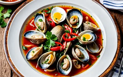 Recette Ameijoada portugaise : palourdes savoureuses et sauce parfumée