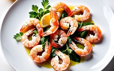 Recette facile d'amuse-bouche de gambas citronnées pour apéritif gourmand