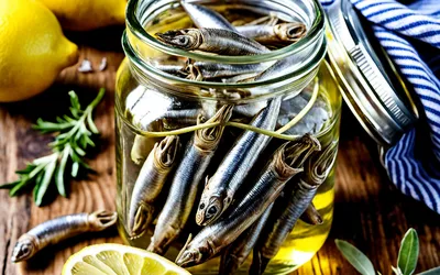 Recette facile d'anchois en conserve à l'huile d'olive maison