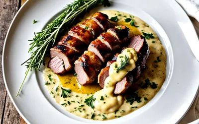 Recette facile d'andouillette à la sauce moutarde onctueuse