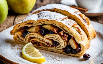 Recette Apfelstrudel Autrichien Traditionnel - Strudel aux Pommes Facile