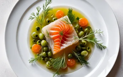 Aspic de poisson aux câpres léger et diététique - recette facile et rapide
