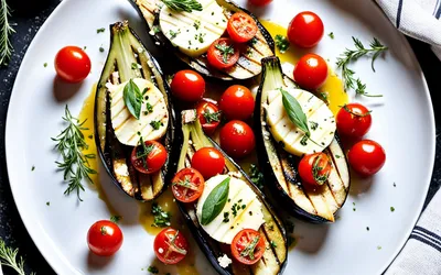 Recette facile d'aubergine rôtie au four à la méditerranéenne